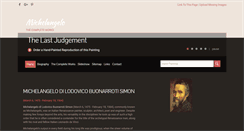 Desktop Screenshot of michelangelo-gallery.org