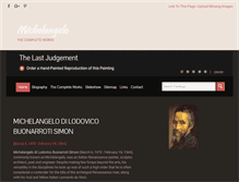 Tablet Screenshot of michelangelo-gallery.org
