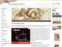 Tablet Screenshot of michelangelo-gallery.com